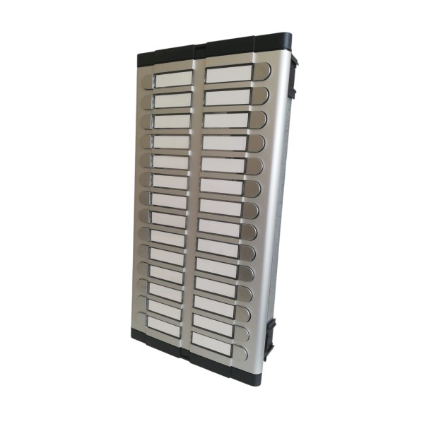Urmet 725/028 outdoor push-button panel with 28 buttons on 2 rows of 14 buttons
